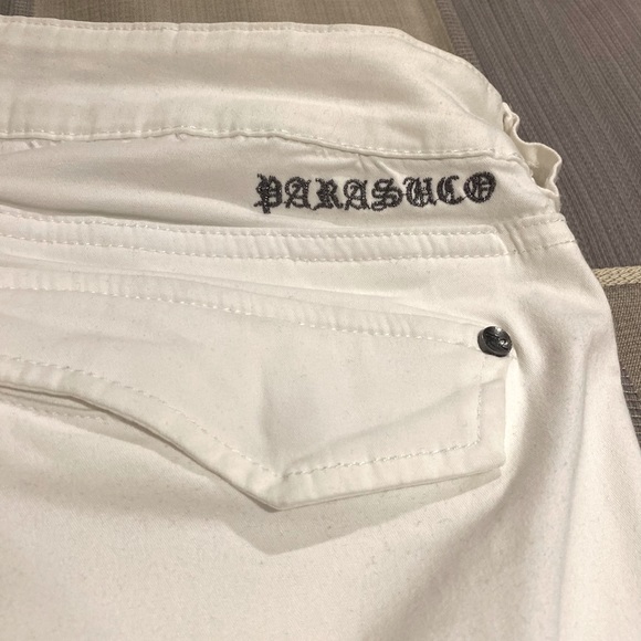 Parasuco White cargo style crop jeans Size 29 - Picture 3 of 5